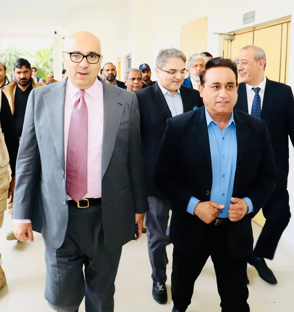 A collection of photos from the visit to the Chairman.