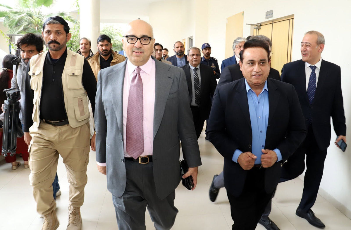 A collection of photos from the visit to the Chairman.