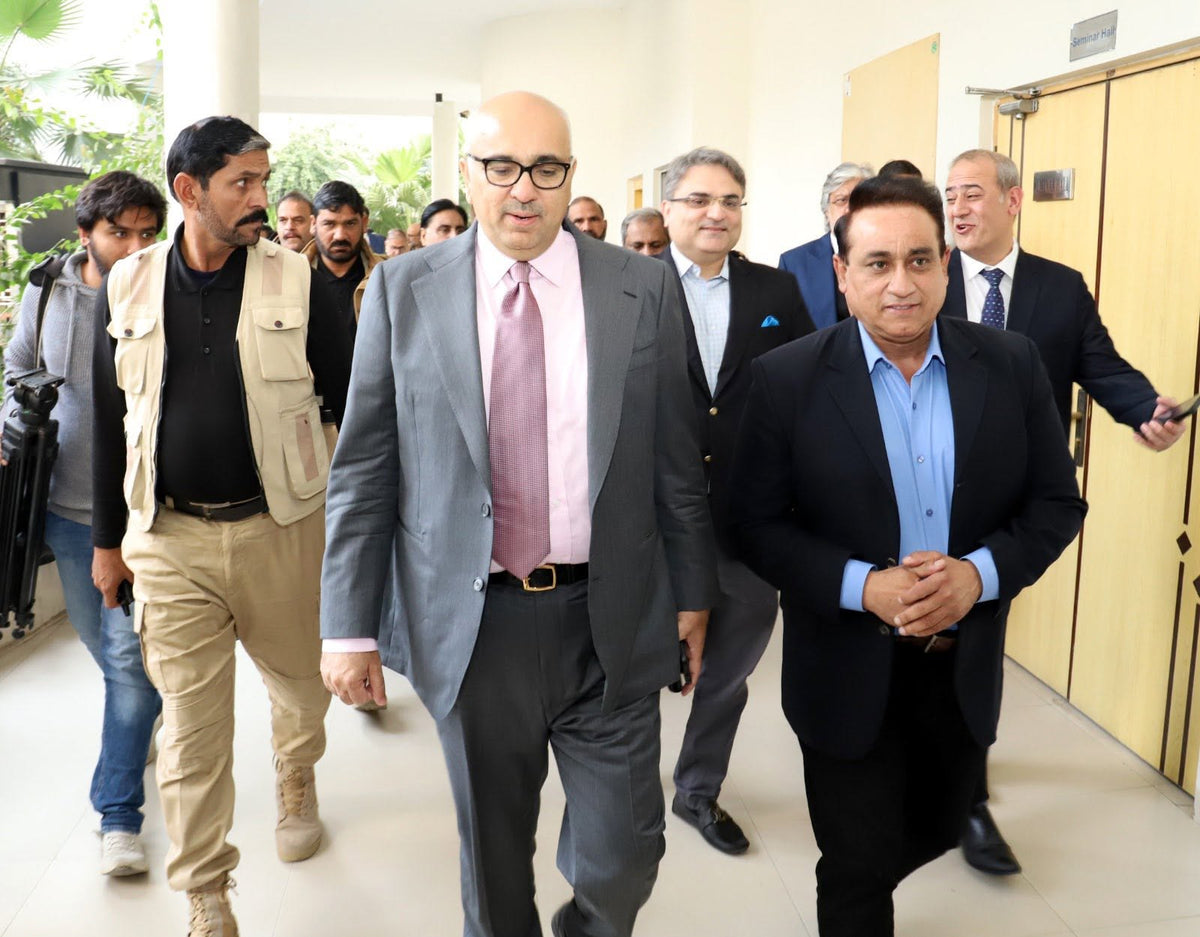 A collection of photos from the visit to the Chairman.
